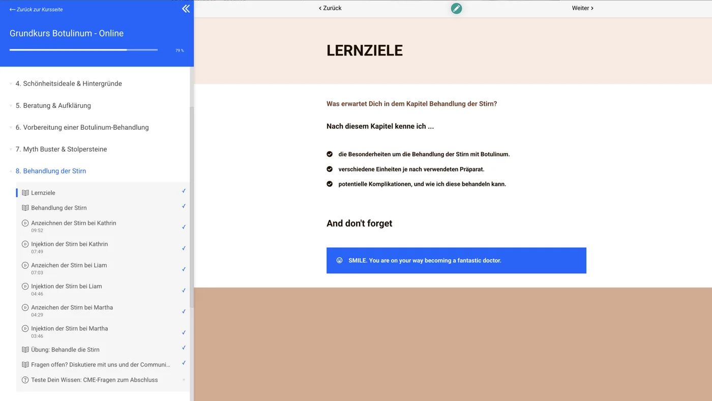 Klare Lernziele & Tests